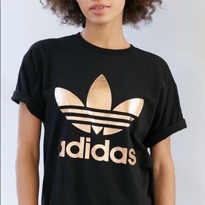 Adidas Rose Gold Trefoil T-Shirt
